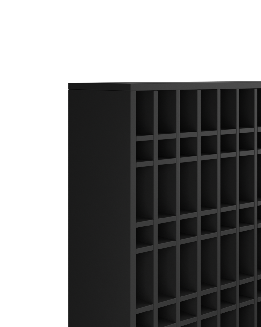 Colorbar tubereol - Ścienny regał na farby do włosów - Czarny